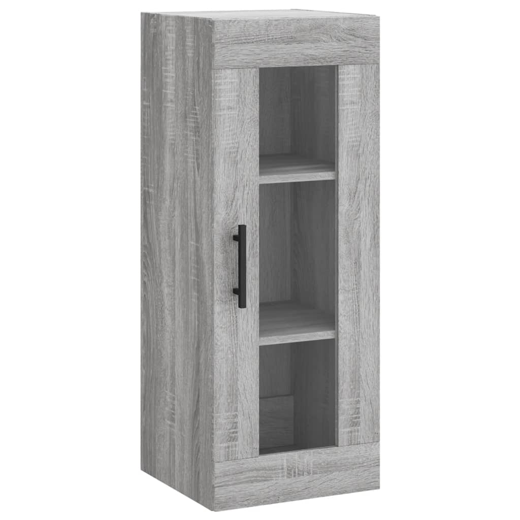 Visoka komoda siva sonome 34,5x34x180 cm od konstruiranog drva