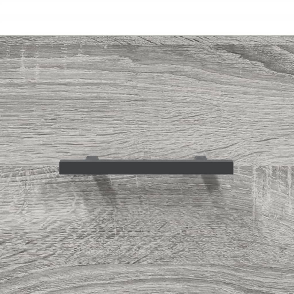 Visoka komoda siva sonome 34,5x34x180 cm od konstruiranog drva