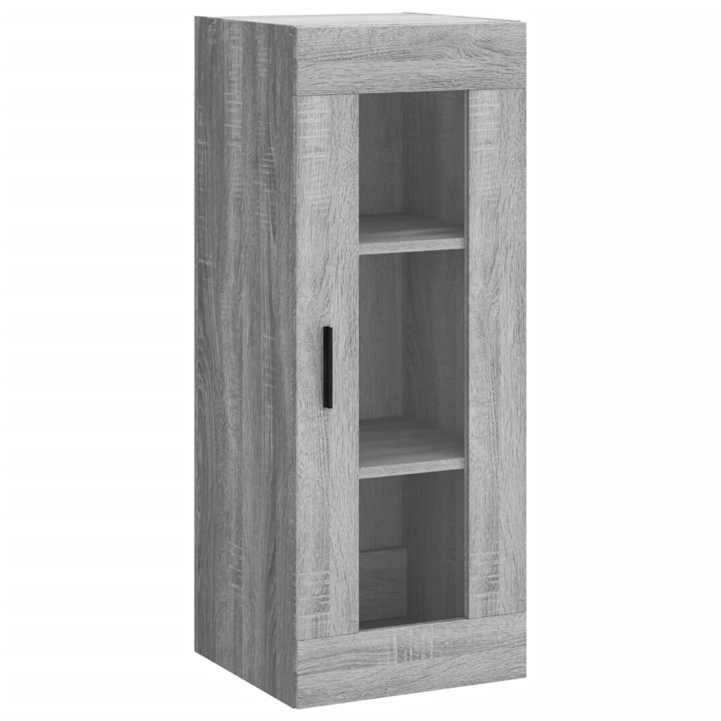 Visoka komoda siva sonome 34,5x34x180 cm od konstruiranog drva