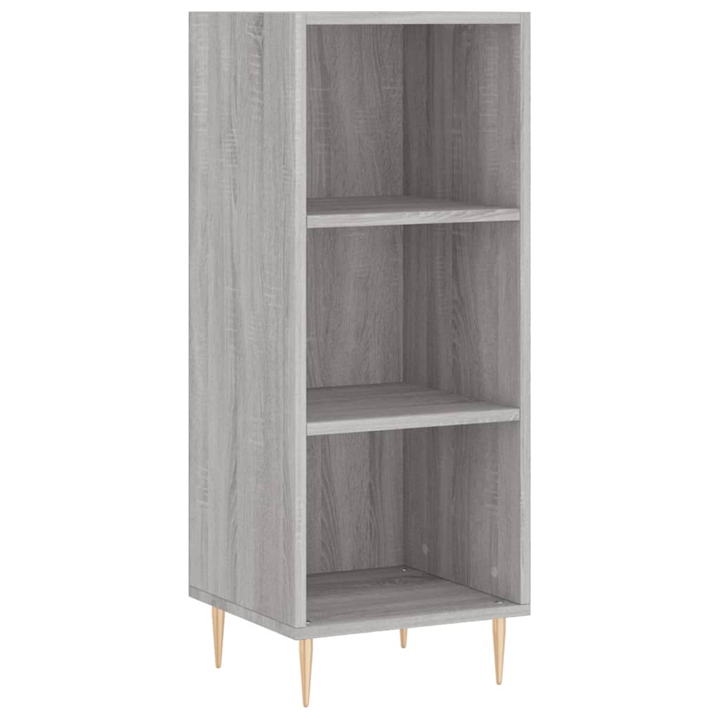 Visoka komoda siva sonome 34,5x34x180 cm od konstruiranog drva