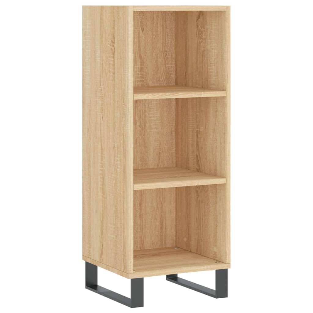 Visoka komoda hrasta sonome 34,5x34x180cm od konstruiranog drva