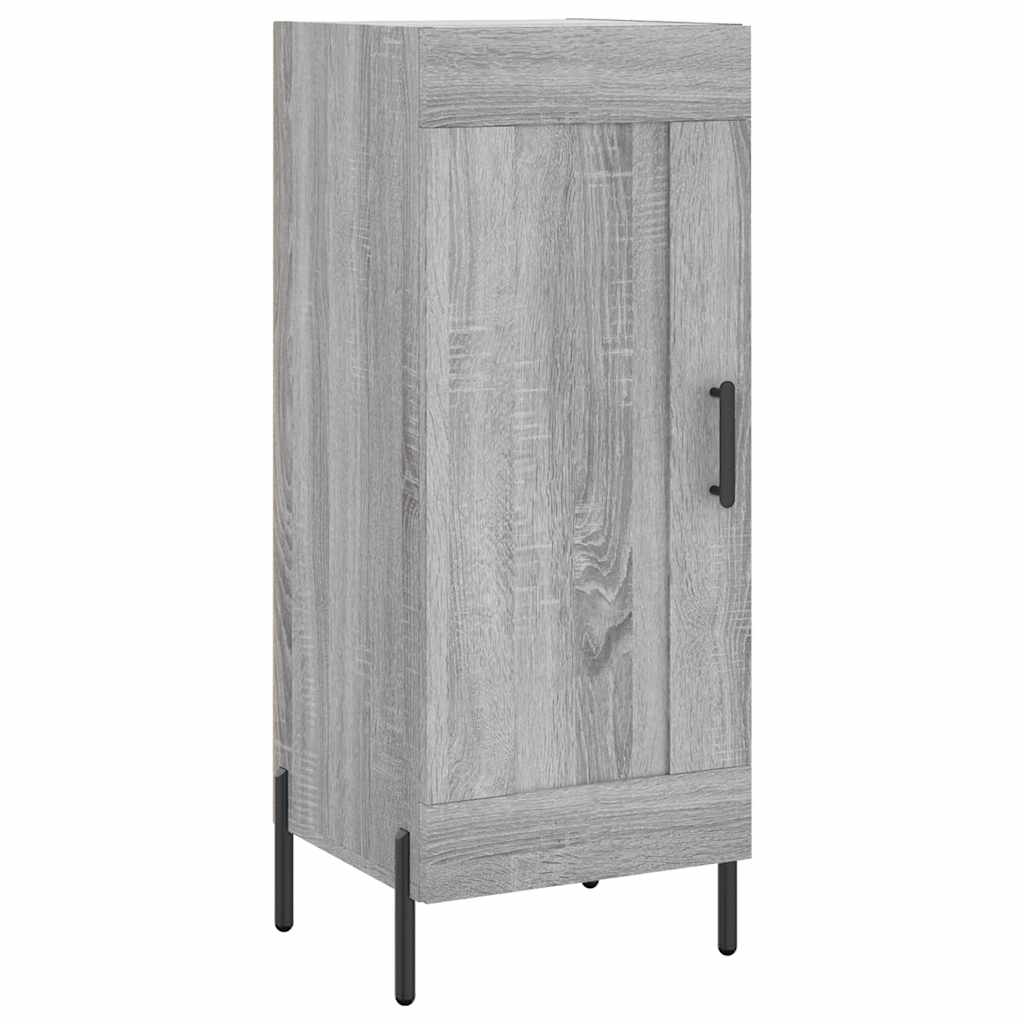 Visoka komoda siva sonome 34,5x34x180 cm od konstruiranog drva