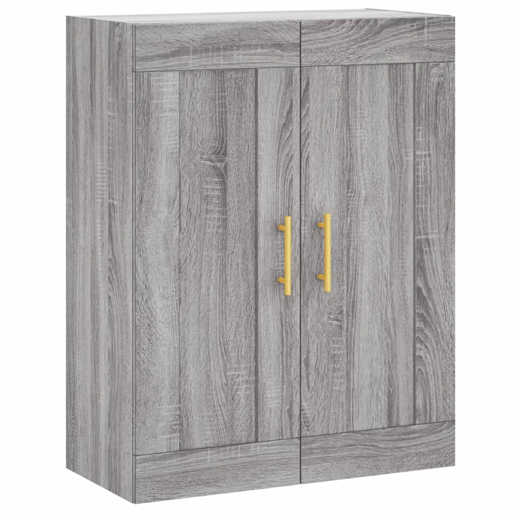 Visoka komoda siva sonome 69,5x34x180 cm od konstruiranog drva