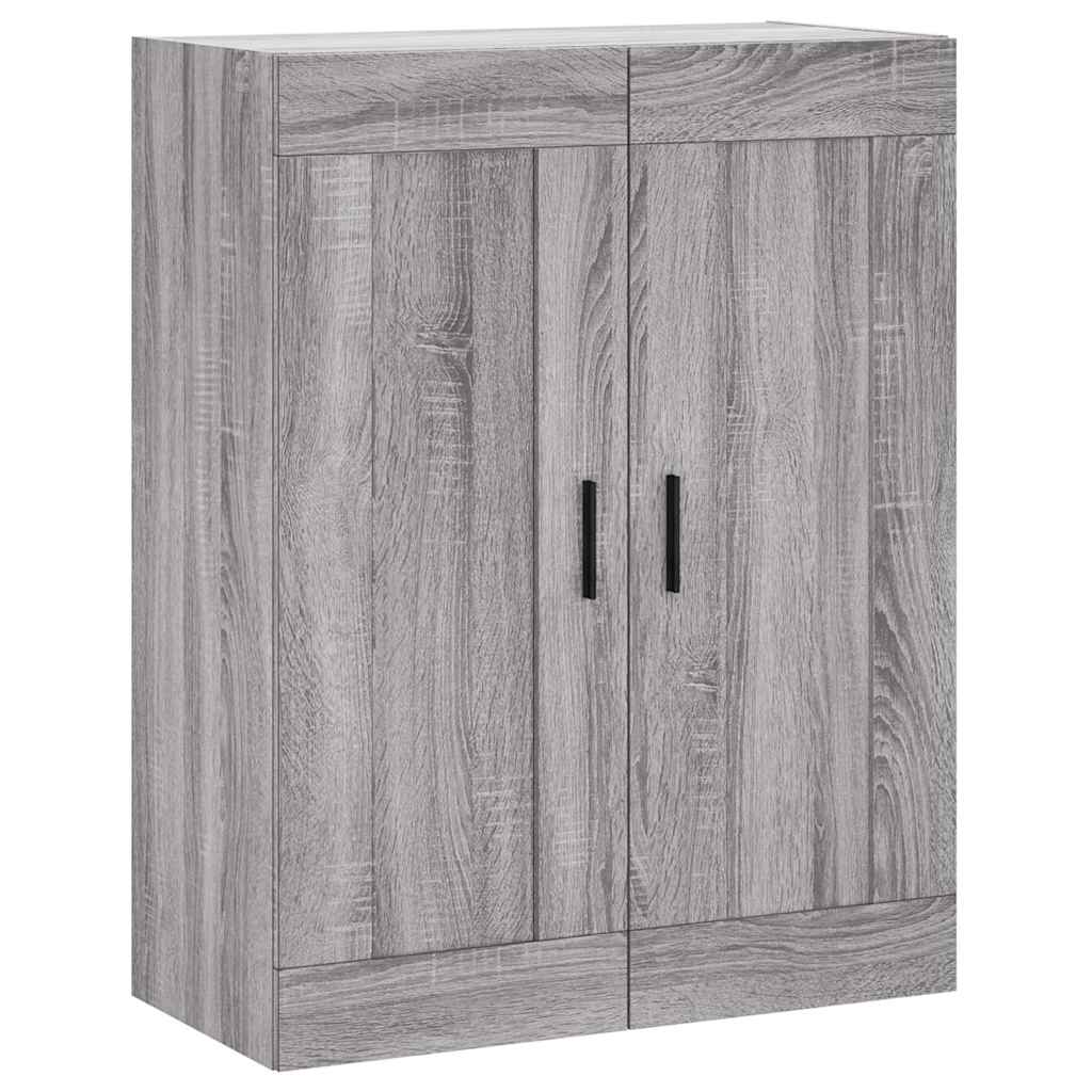 Visoka komoda siva sonome 69,5x34x180 cm od konstruiranog drva