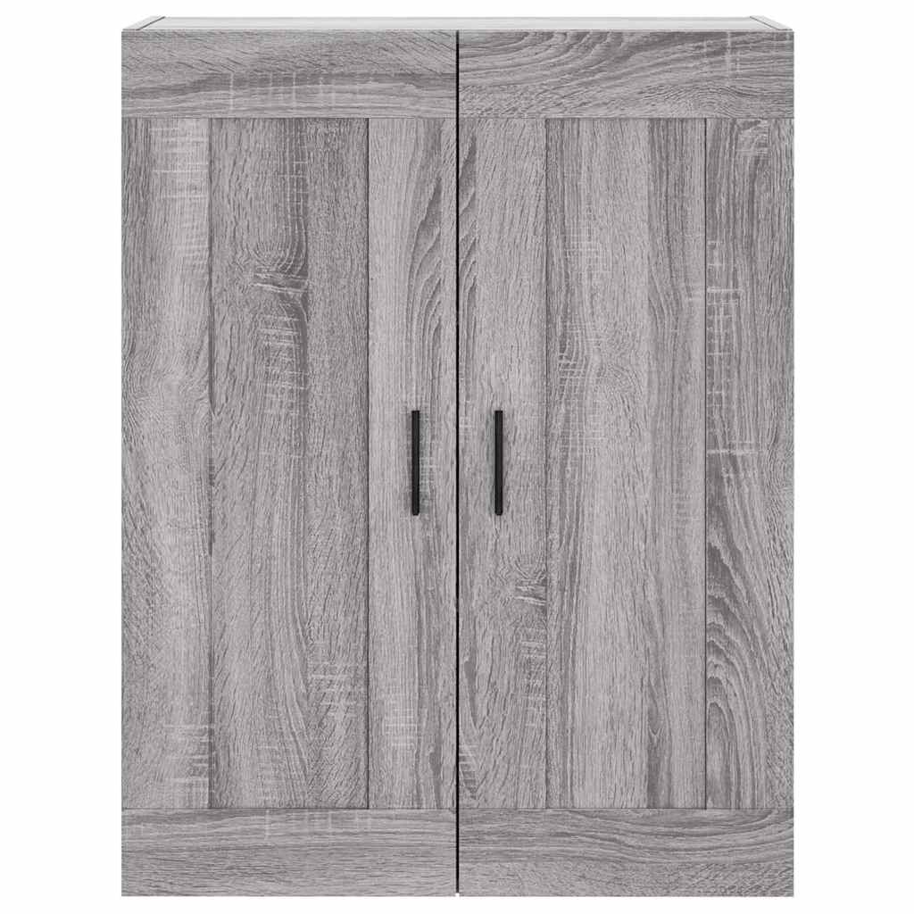 Visoka komoda siva sonome 69,5x34x180 cm od konstruiranog drva