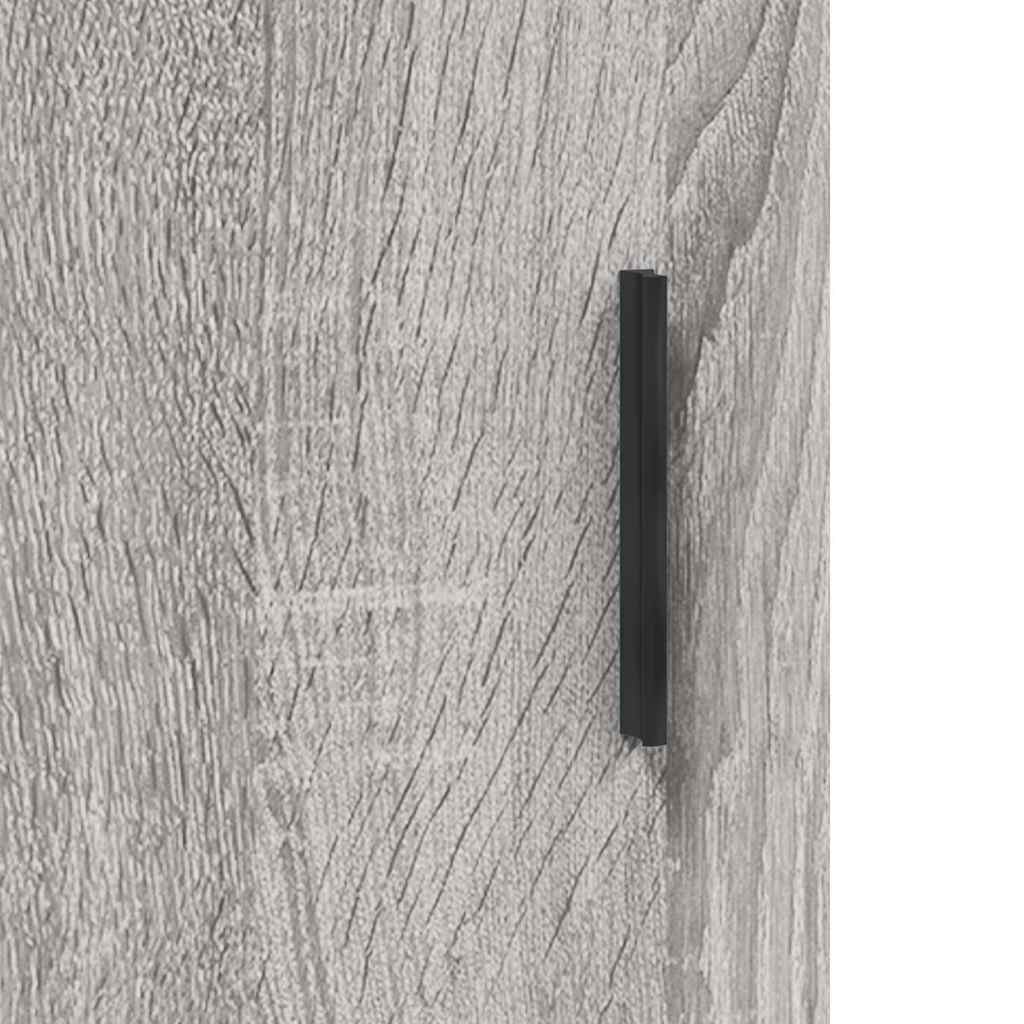 Visoka komoda siva sonome 69,5x34x180 cm od konstruiranog drva