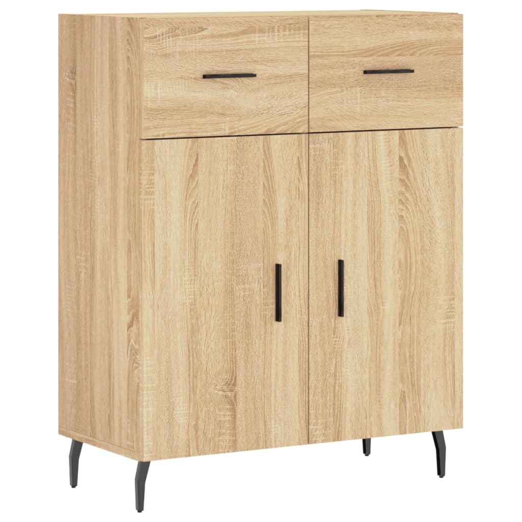Visoka komoda hrasta sonome 69,5x34x180cm od konstruiranog drva
