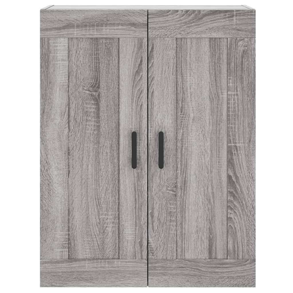 Visoka komoda siva sonome 69,5x34x180 cm od konstruiranog drva