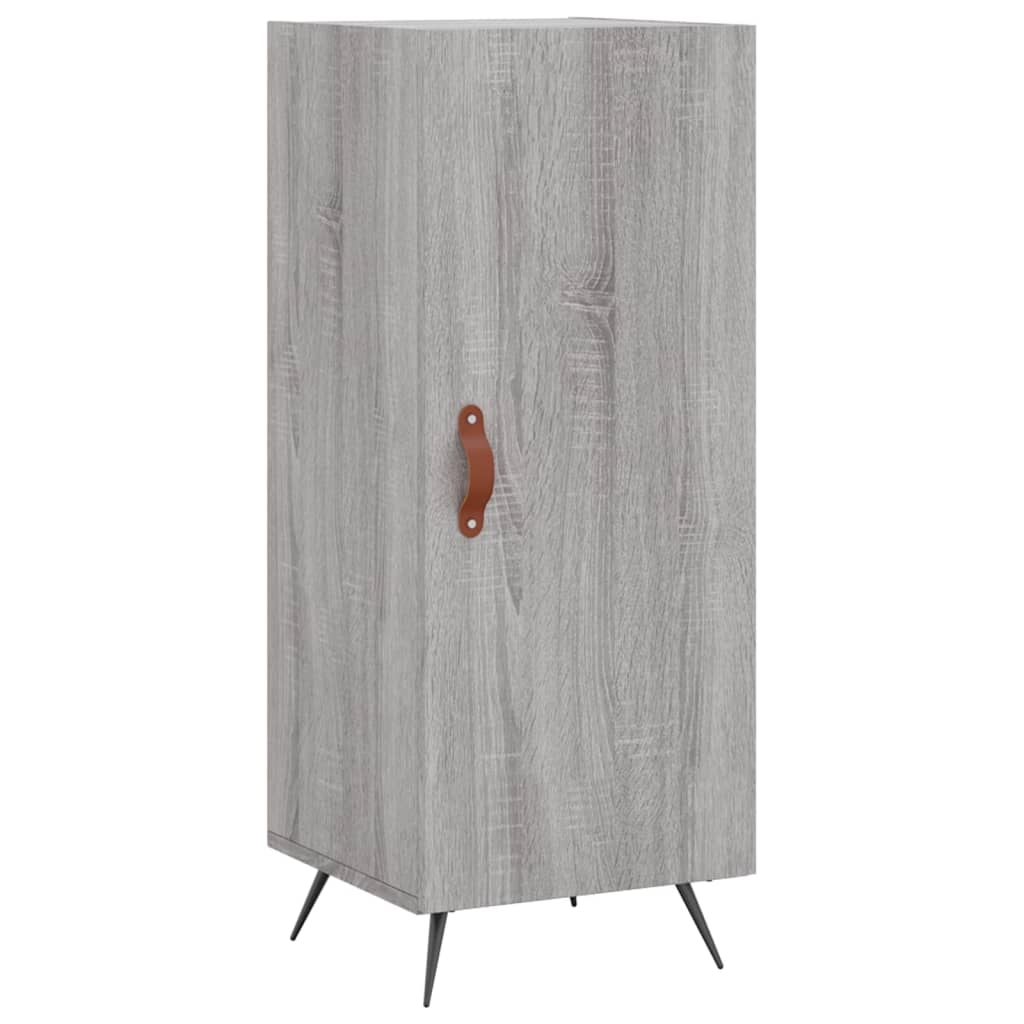 Visoka komoda siva sonome 34,5x34x180 cm od konstruiranog drva