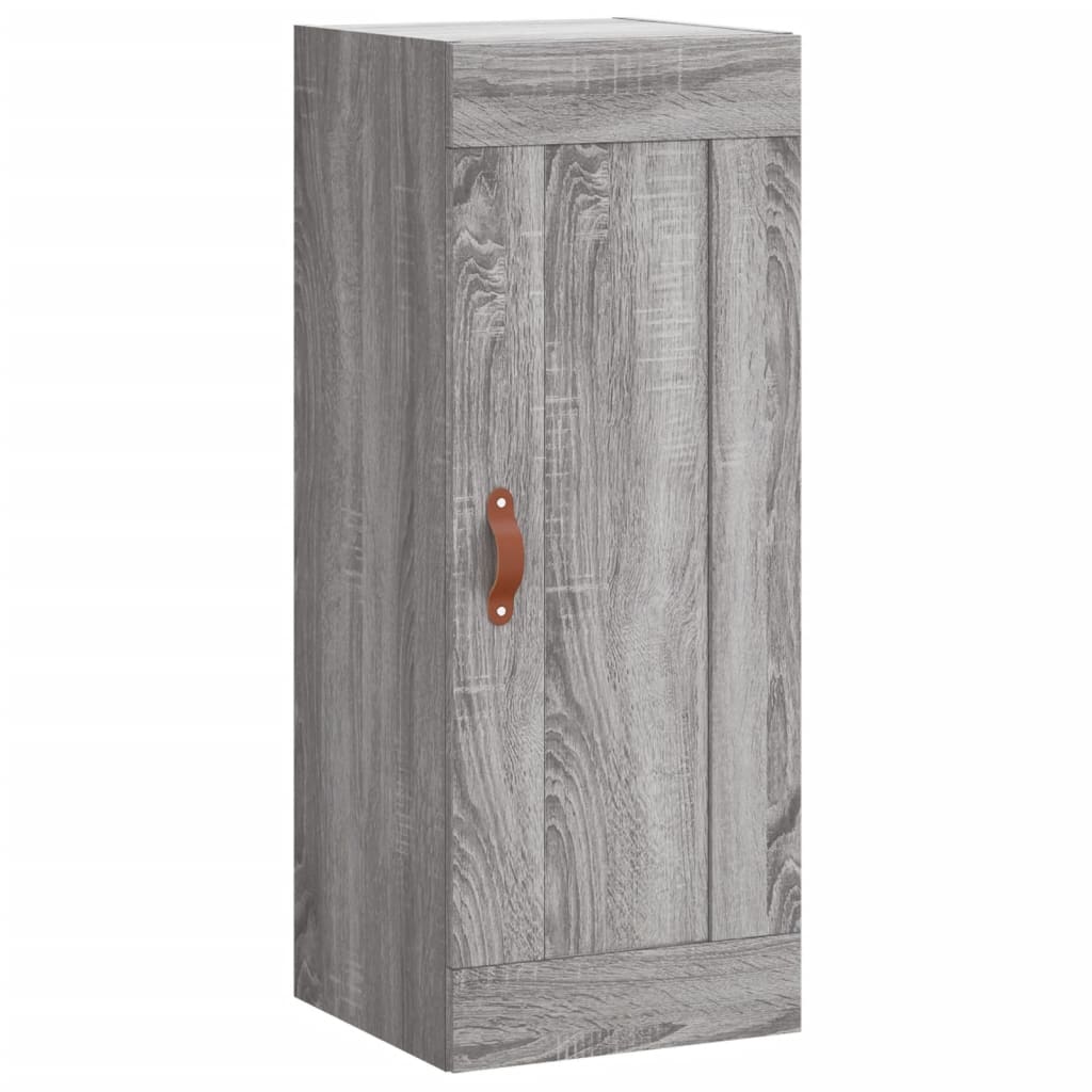 Visoka komoda siva sonome 34,5x34x180 cm od konstruiranog drva