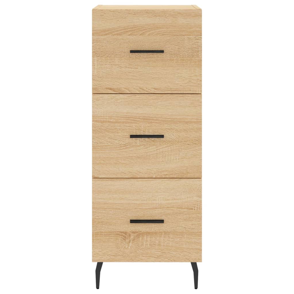 Visoka komoda hrasta sonome 34,5x34x180cm od konstruiranog drva