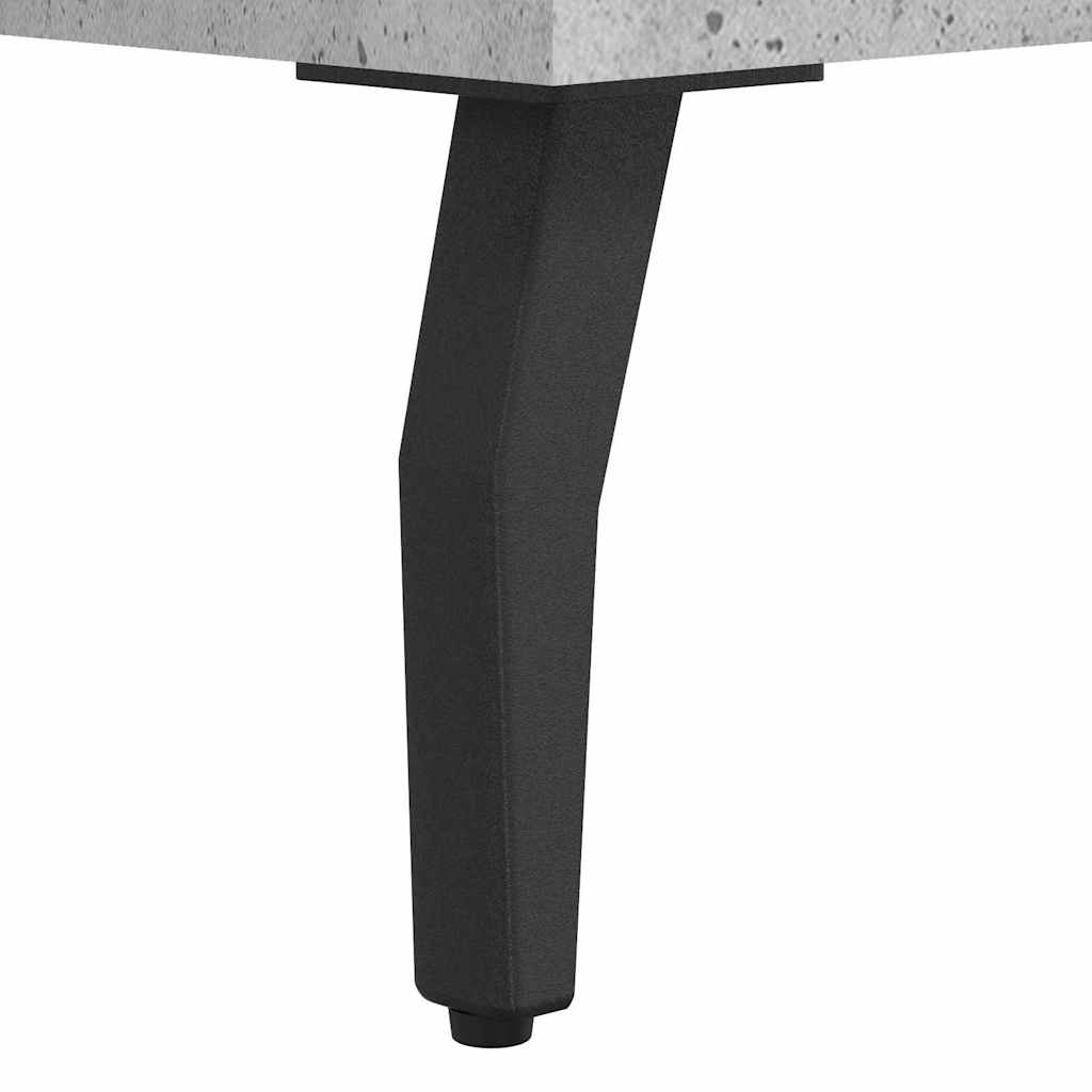 Visoka komoda siva betona 34,5x34x180 cm od konstruiranog drva