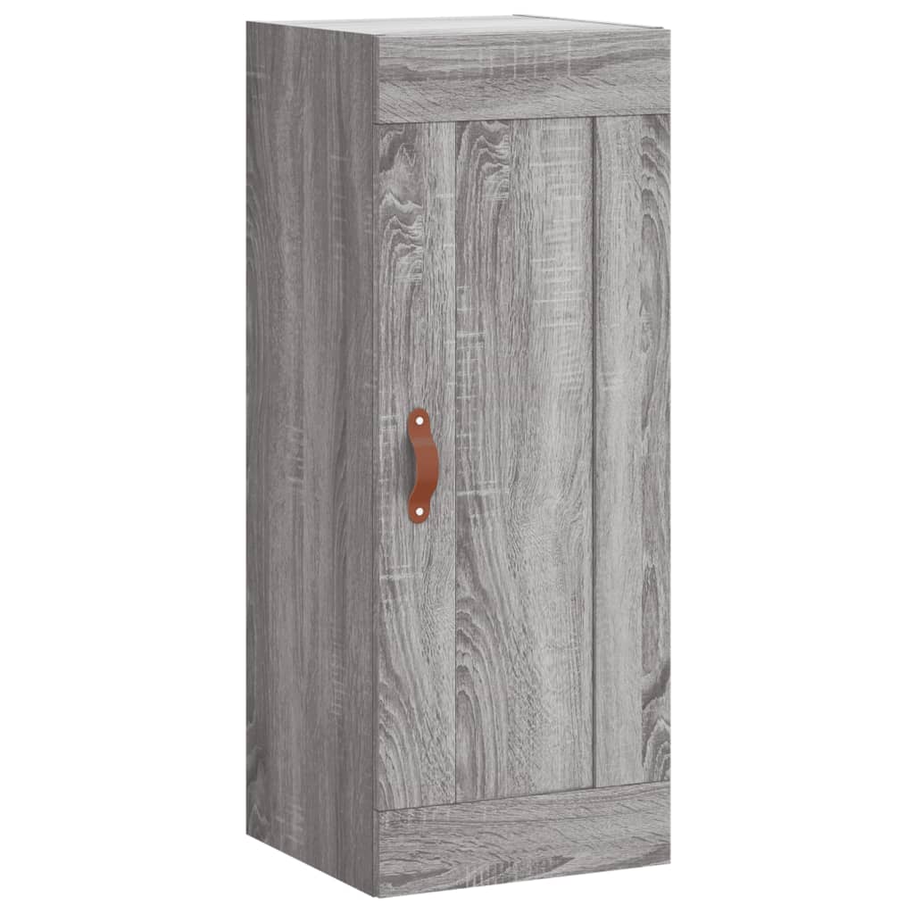Visoka komoda siva sonome 34,5x34x180 cm od konstruiranog drva