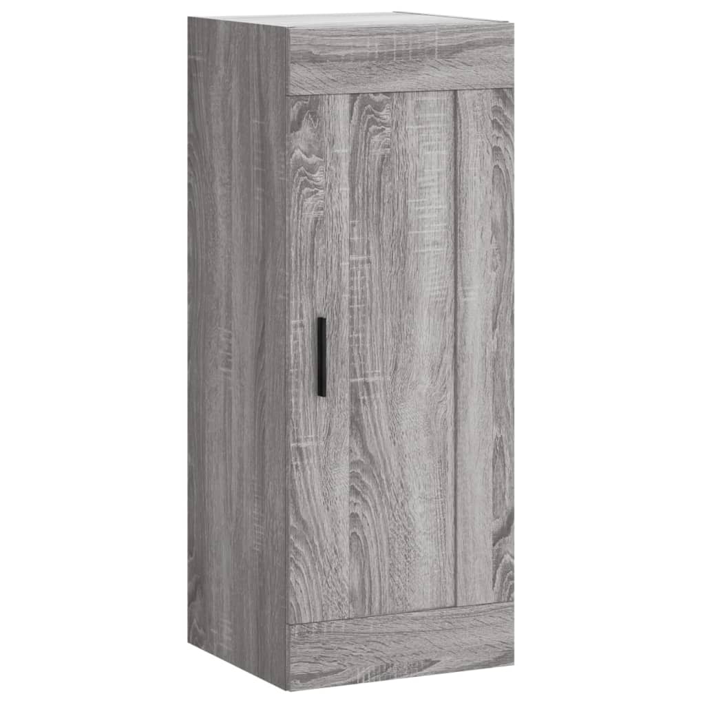 Visoka komoda siva sonome 34,5x34x180 cm od konstruiranog drva
