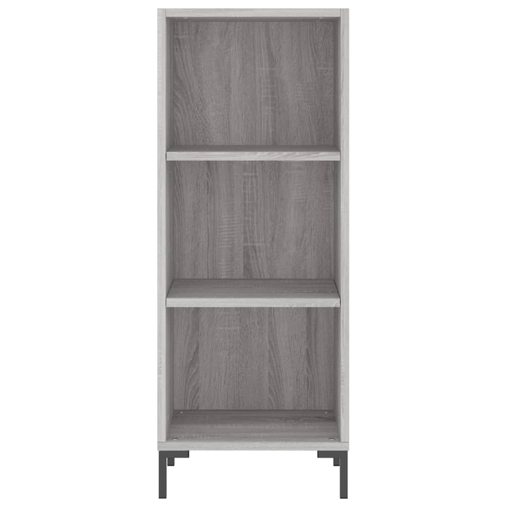 Visoka komoda siva sonome 34,5x34x180 cm od konstruiranog drva