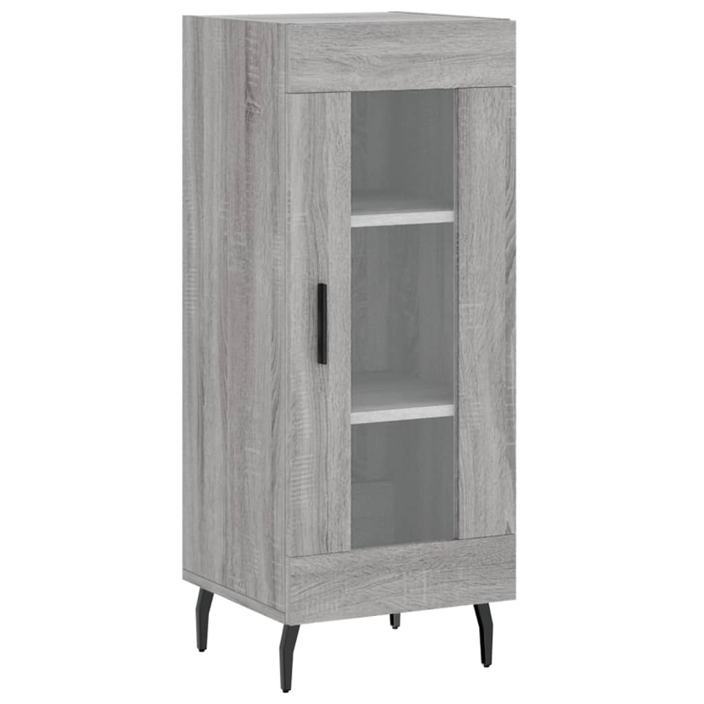 Visoka komoda siva sonome 34,5x34x180 cm od konstruiranog drva