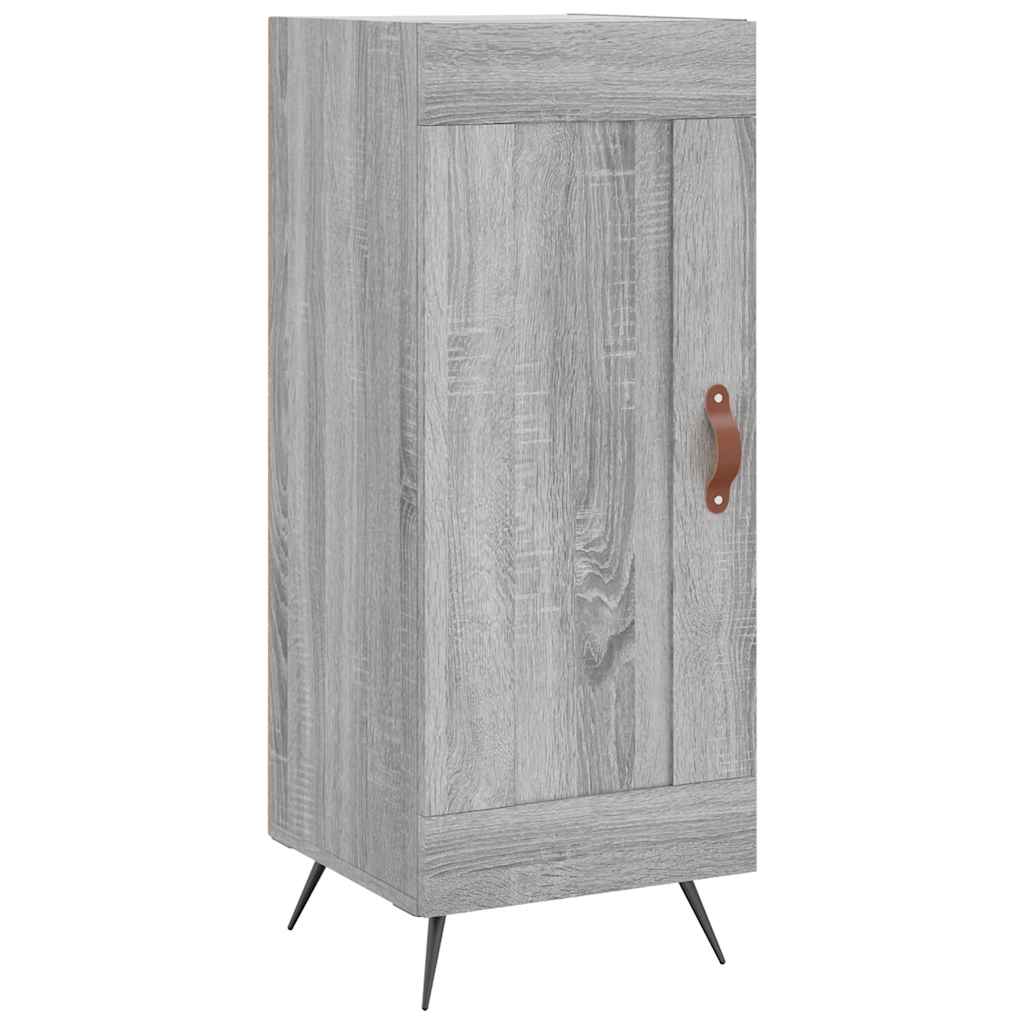 Visoka komoda siva sonome 34,5x34x180 cm od konstruiranog drva