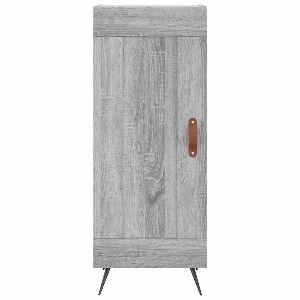 Visoka komoda siva sonome 34,5x34x180 cm od konstruiranog drva