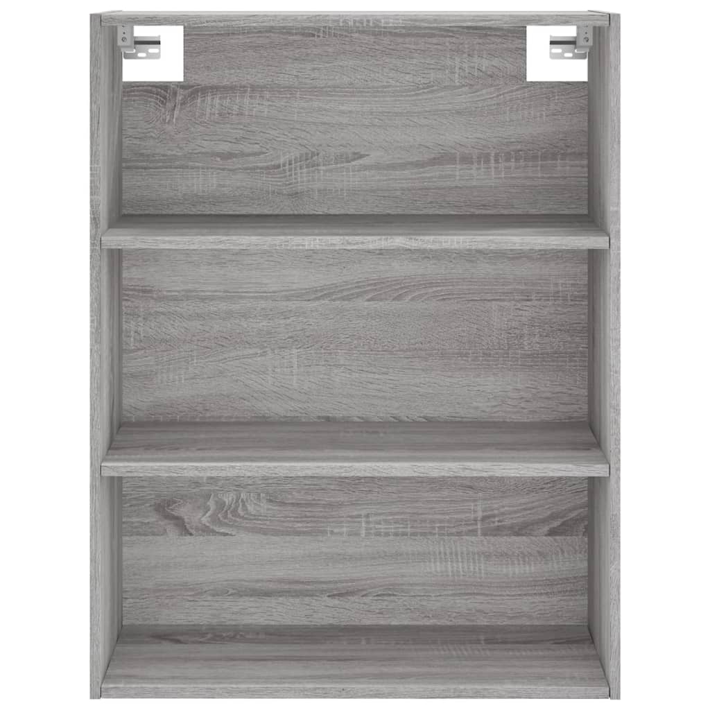 Visoka komoda siva sonome 69,5x34x180 cm od konstruiranog drva