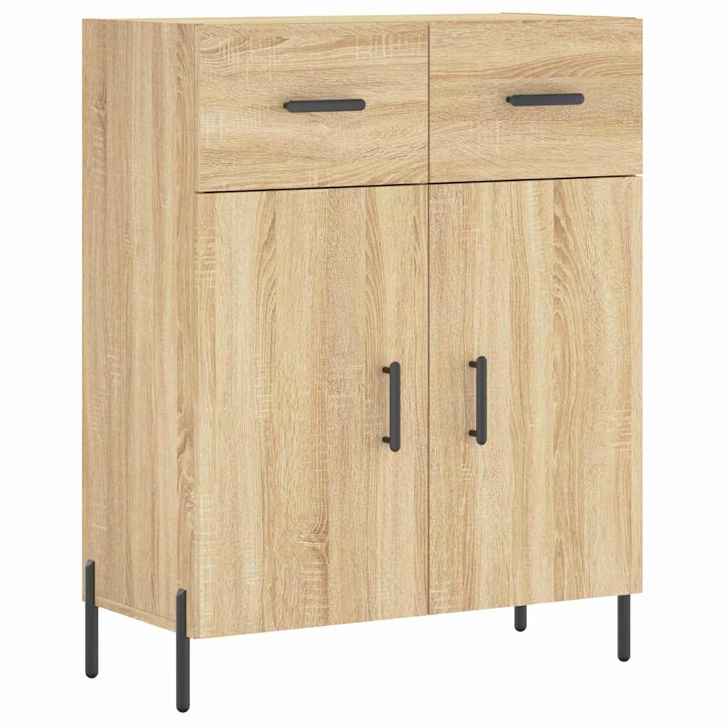 Visoka komoda hrasta sonome 69,5x34x180cm od konstruiranog drva