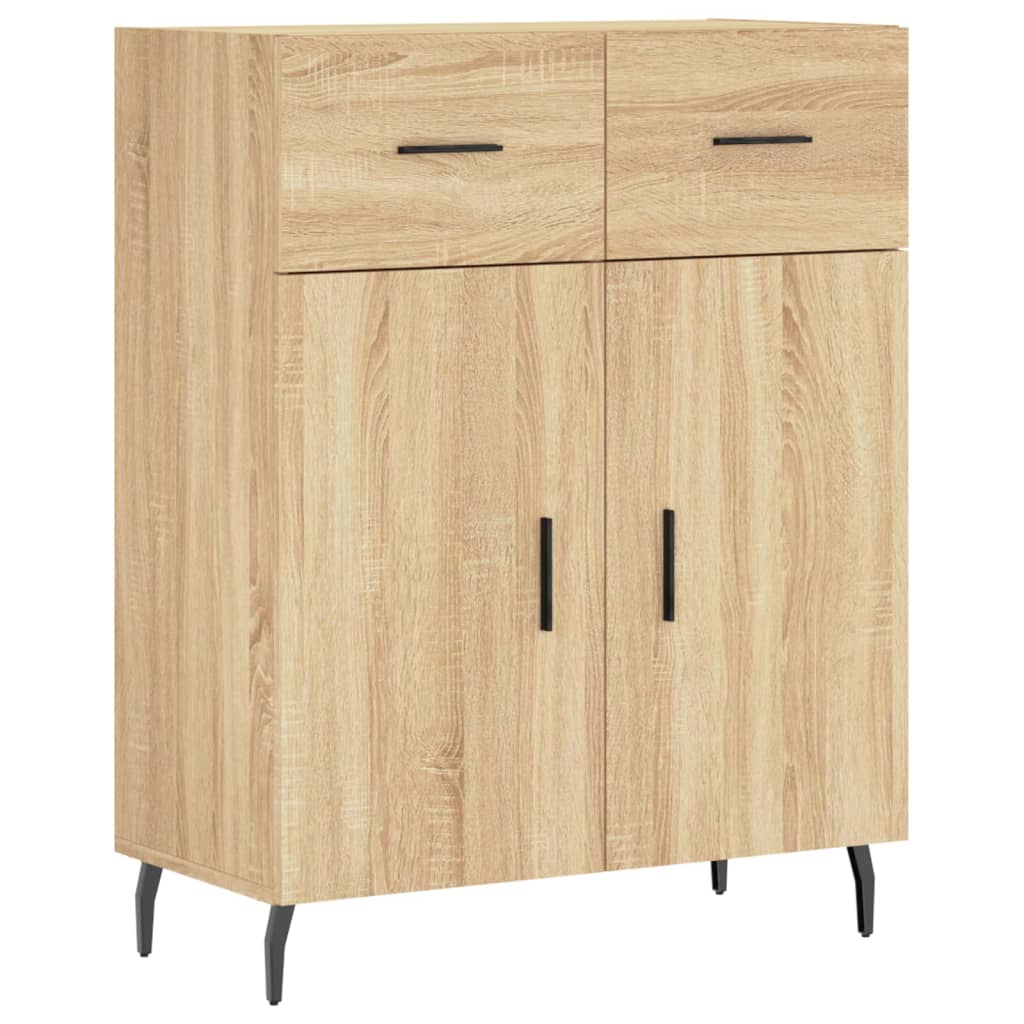 Visoka komoda hrasta sonome 69,5x34x180cm od konstruiranog drva