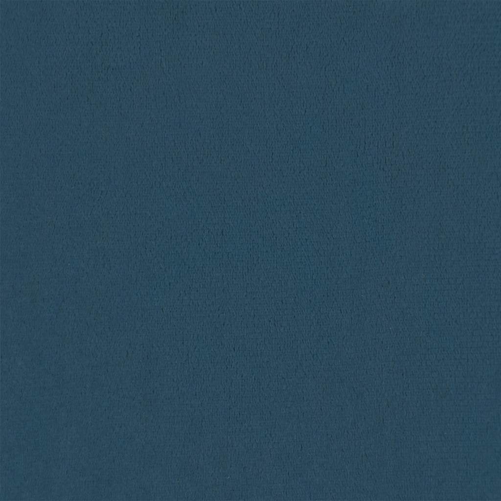 Krevet s oprugama i madracem tamnoplavi 140x200 cm baršunasti
