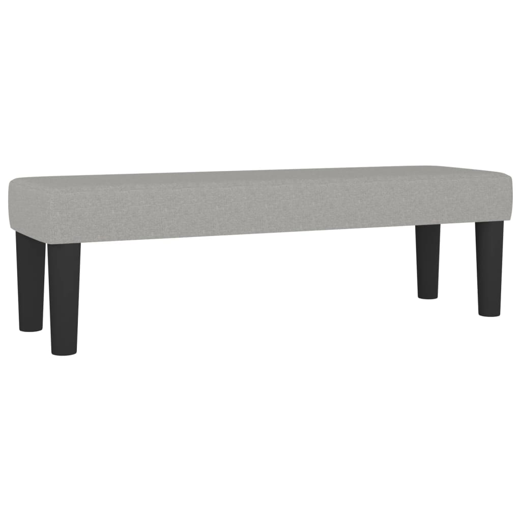 Krevet s oprugama i madracem svjetlosivi 140x190 cm od tkanine