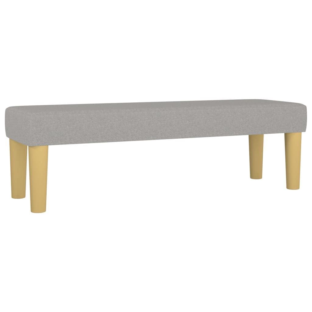 Krevet box spring s madracem svjetlosivi 140x200 cm od tkanine