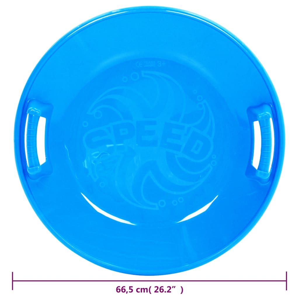 Okrugle sanjke plave 66,5 cm od PP-a