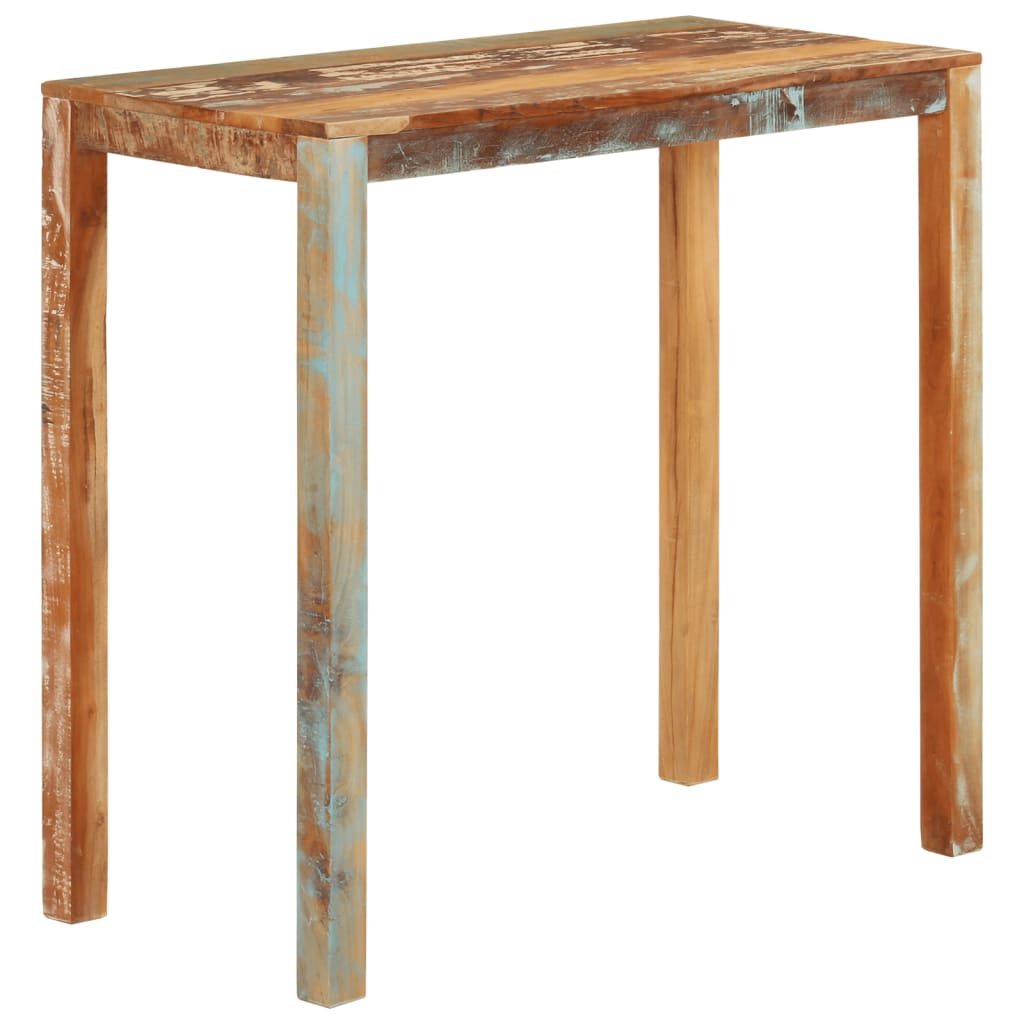 Barski stol 112 x 55 x 108 cm od masivnog obnovljenog drva