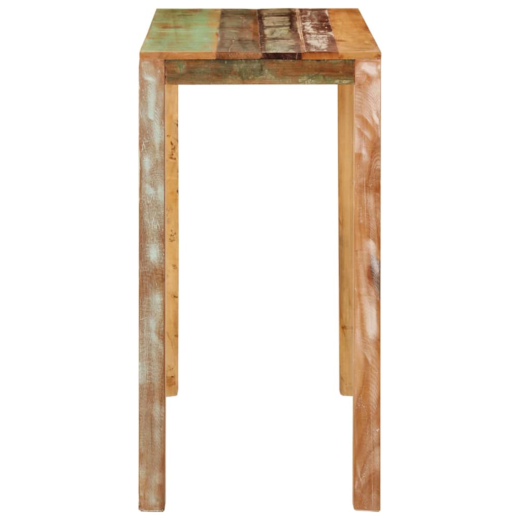 Barski stol 112 x 55 x 108 cm od masivnog obnovljenog drva