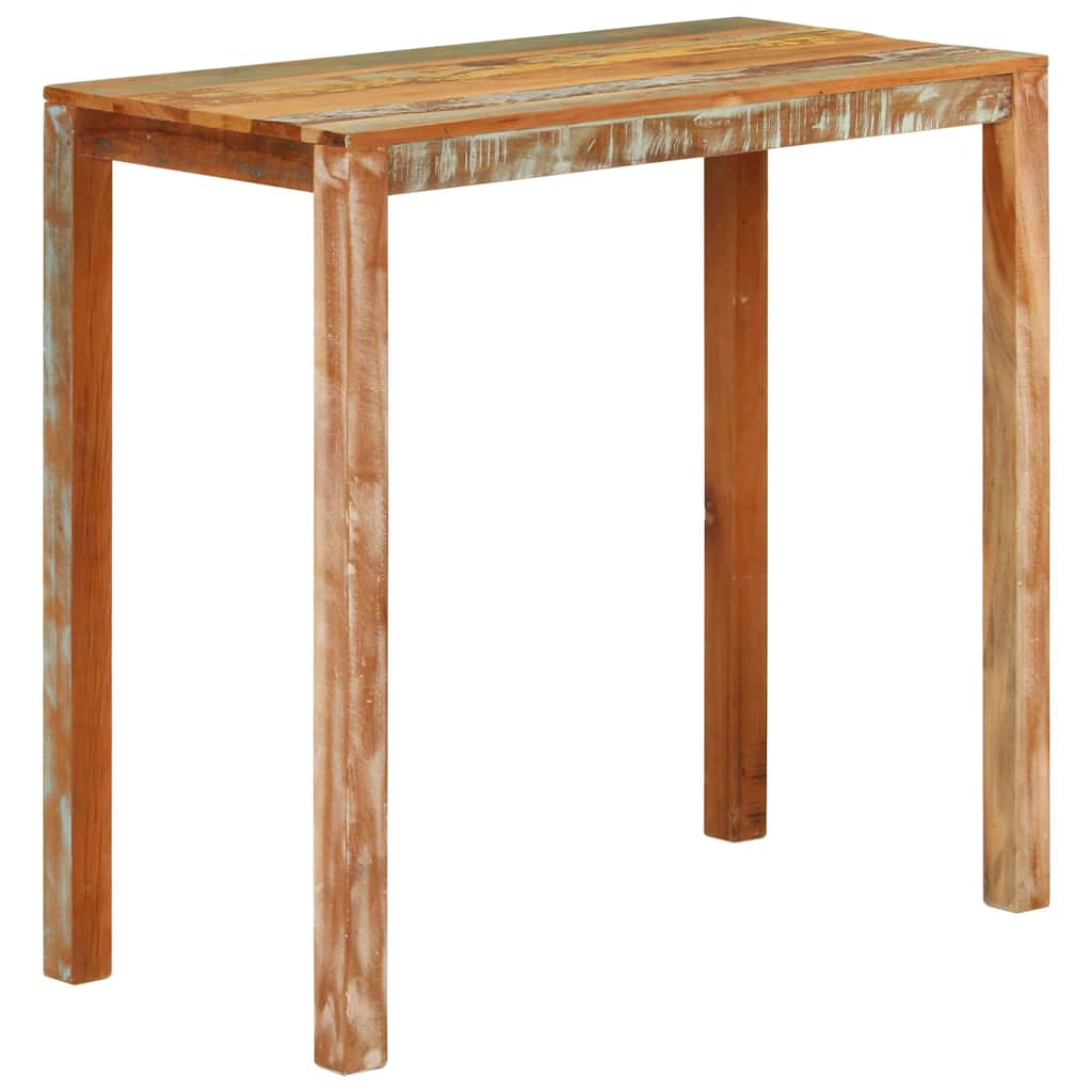 Barski stol 112 x 55 x 108 cm od masivnog obnovljenog drva