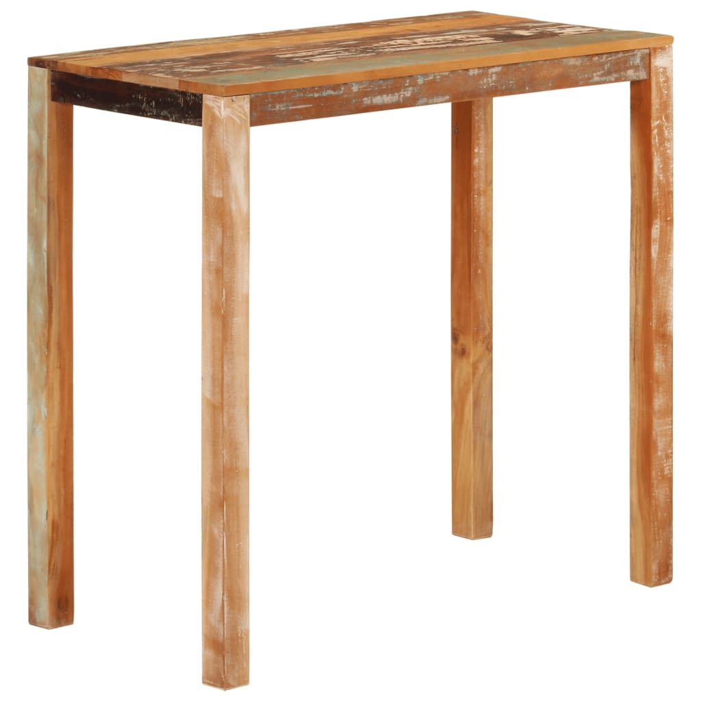 Barski stol 112 x 55 x 108 cm od masivnog obnovljenog drva