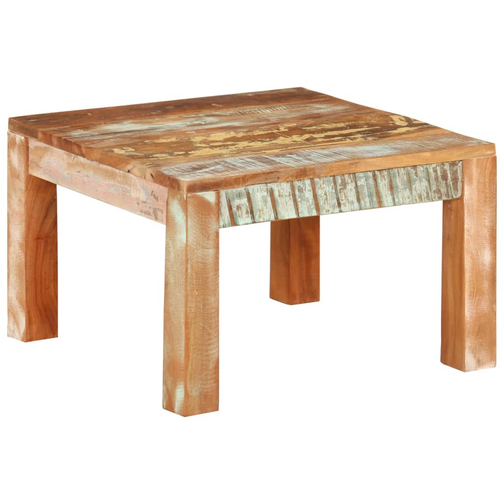 Stolić za kavu 55 x 55 x 35 cm od masivnog obnovljenog drva