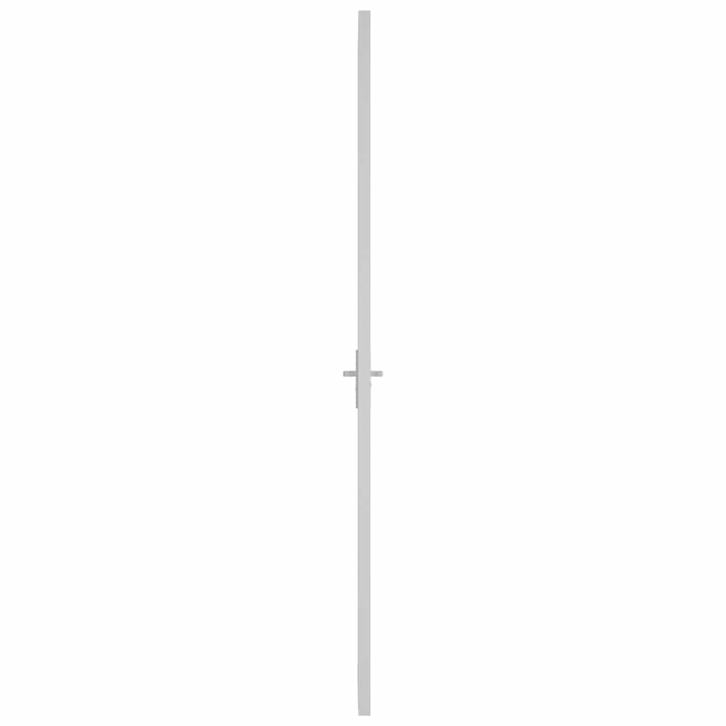 Unutarnja vrata 93 x 201,5 cm Bijela od ESG stakla i aluminija