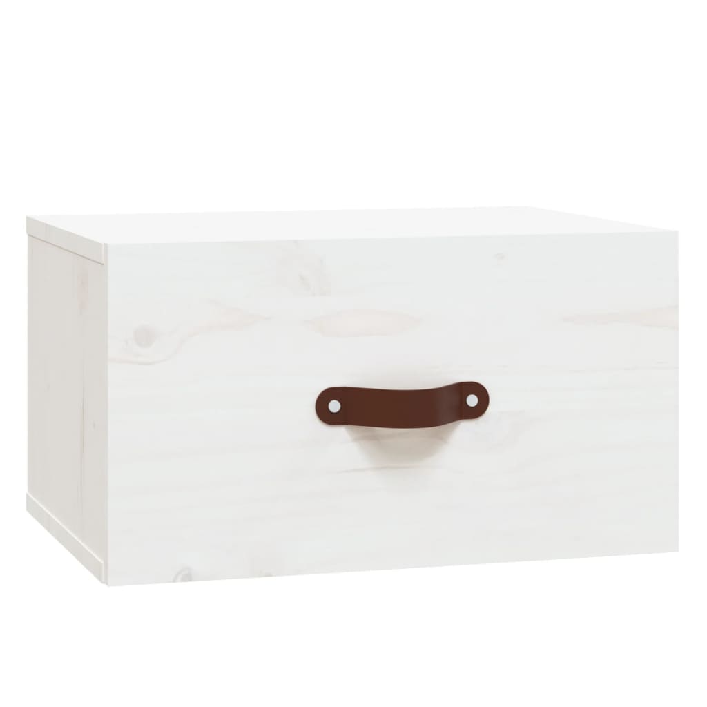 Zidni noćni ormarići 2 kom bijeli 40 x 29,5 x 22 cm