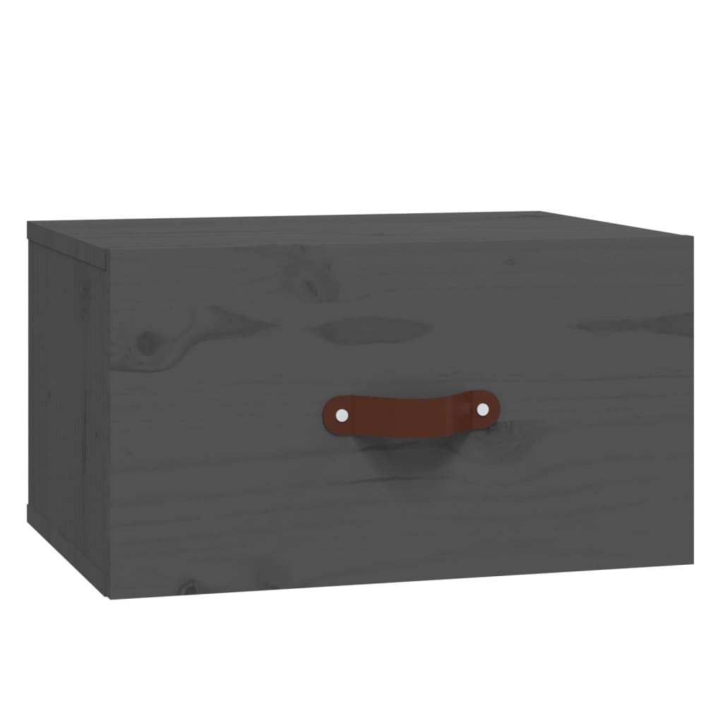 Zidni noćni ormarić sivi 40 x 29,5 x 22 cm