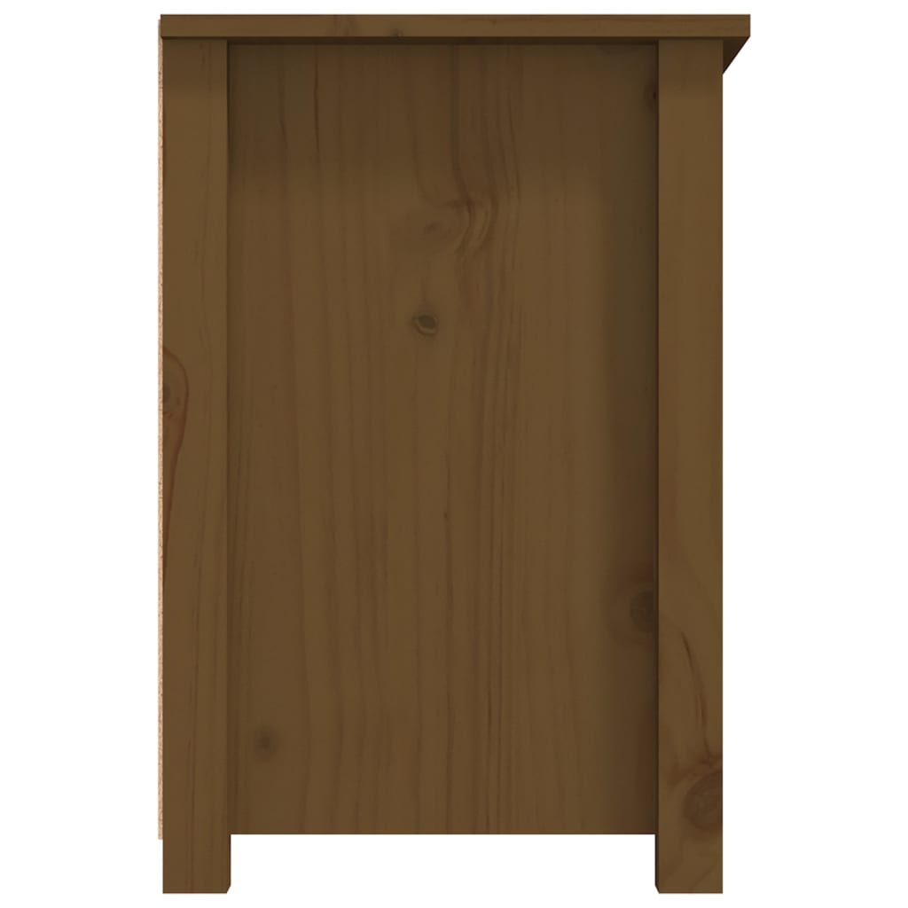 TV ormarić boja meda 79 x 35 x 52 cm od masivne borovine