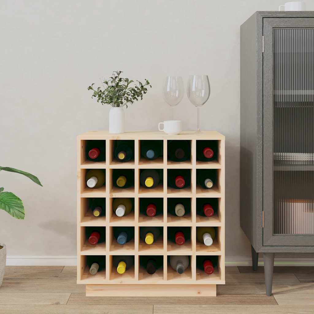 Ormarić za vino 55,5 x 34 x 61 cm od masivne borovine