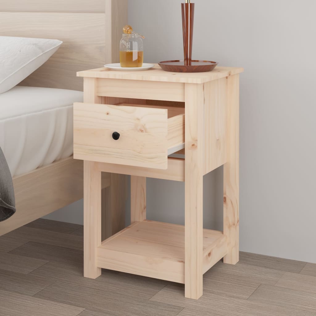 Noćni ormarići 2 kom 40x35x61,5 cm od masivne borovine
