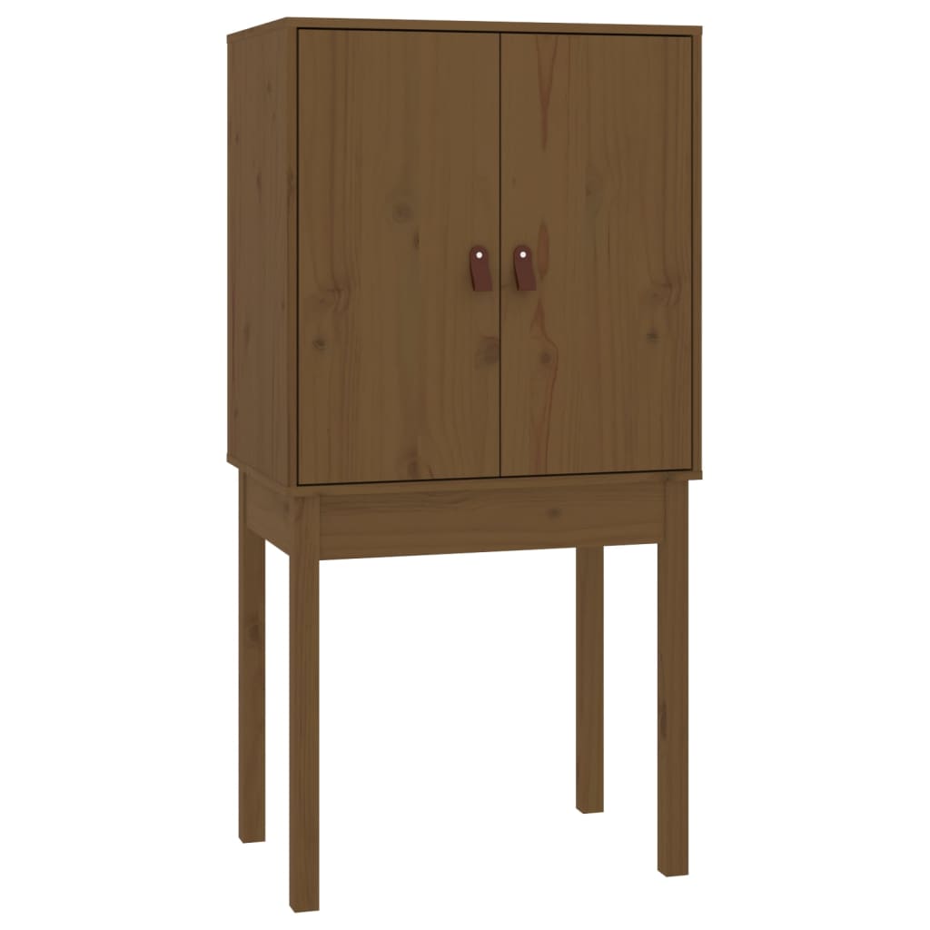Visoka komoda boja meda 60 x 40 x 120 cm od masivne borovine