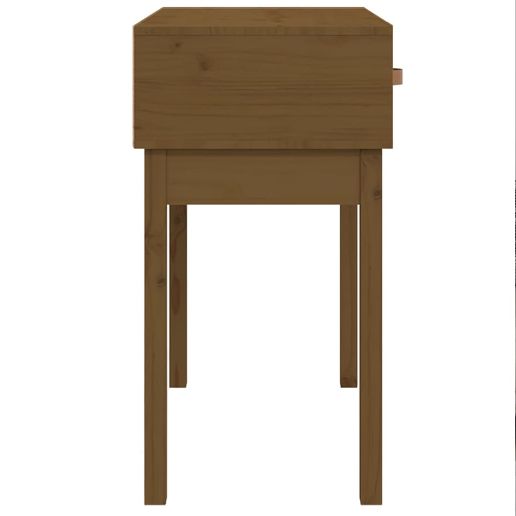 Konzolni stol boja meda 76,5x40x75 cm od masivne borovine