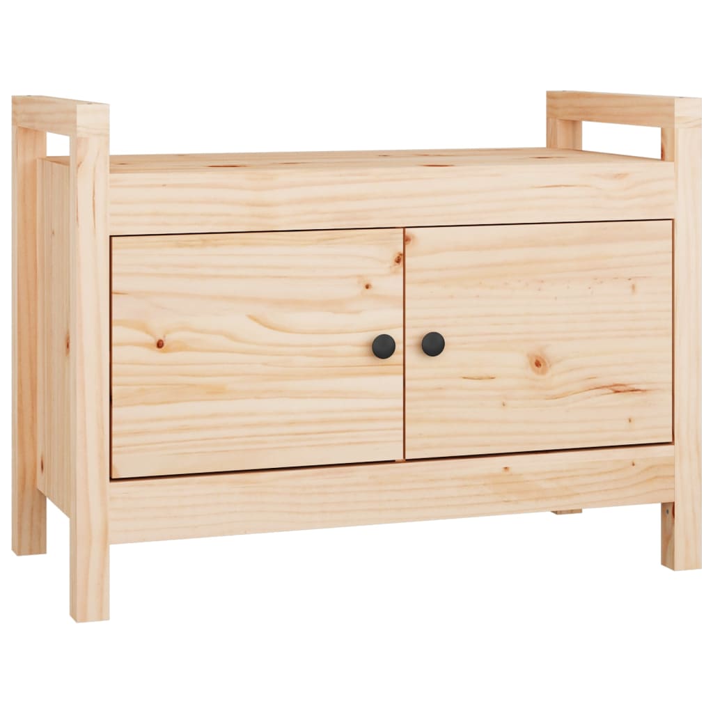 Klupa za hodnik 80 x 40 x 60 cm od masivne borovine