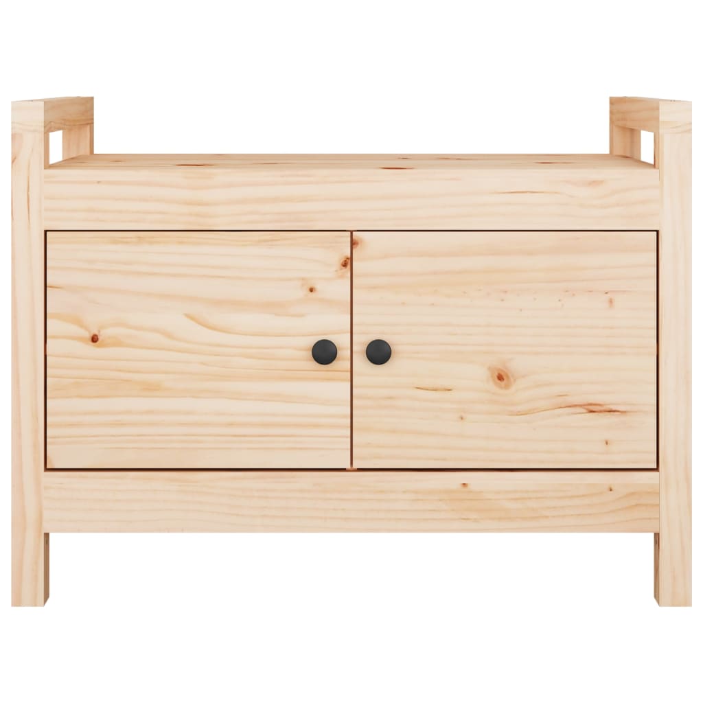 Klupa za hodnik 80 x 40 x 60 cm od masivne borovine