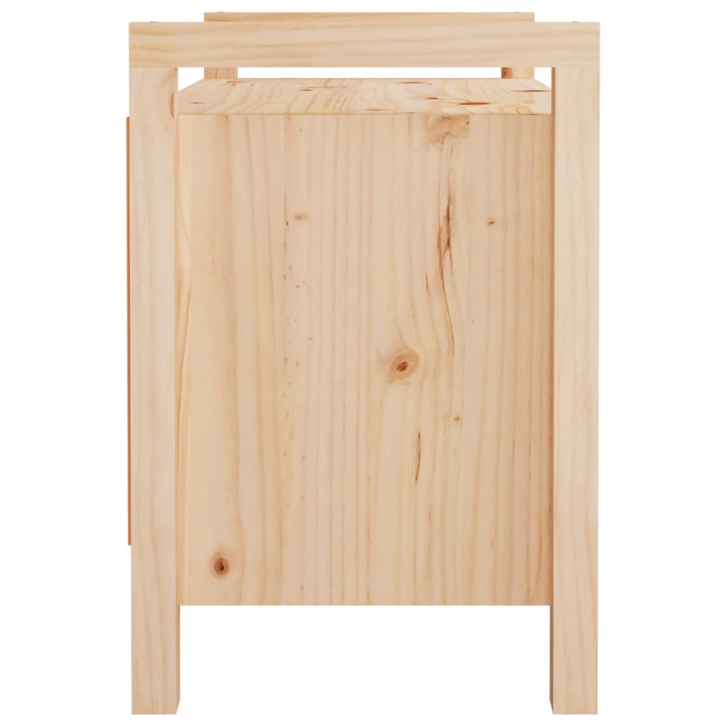 Klupa za hodnik 80 x 40 x 60 cm od masivne borovine