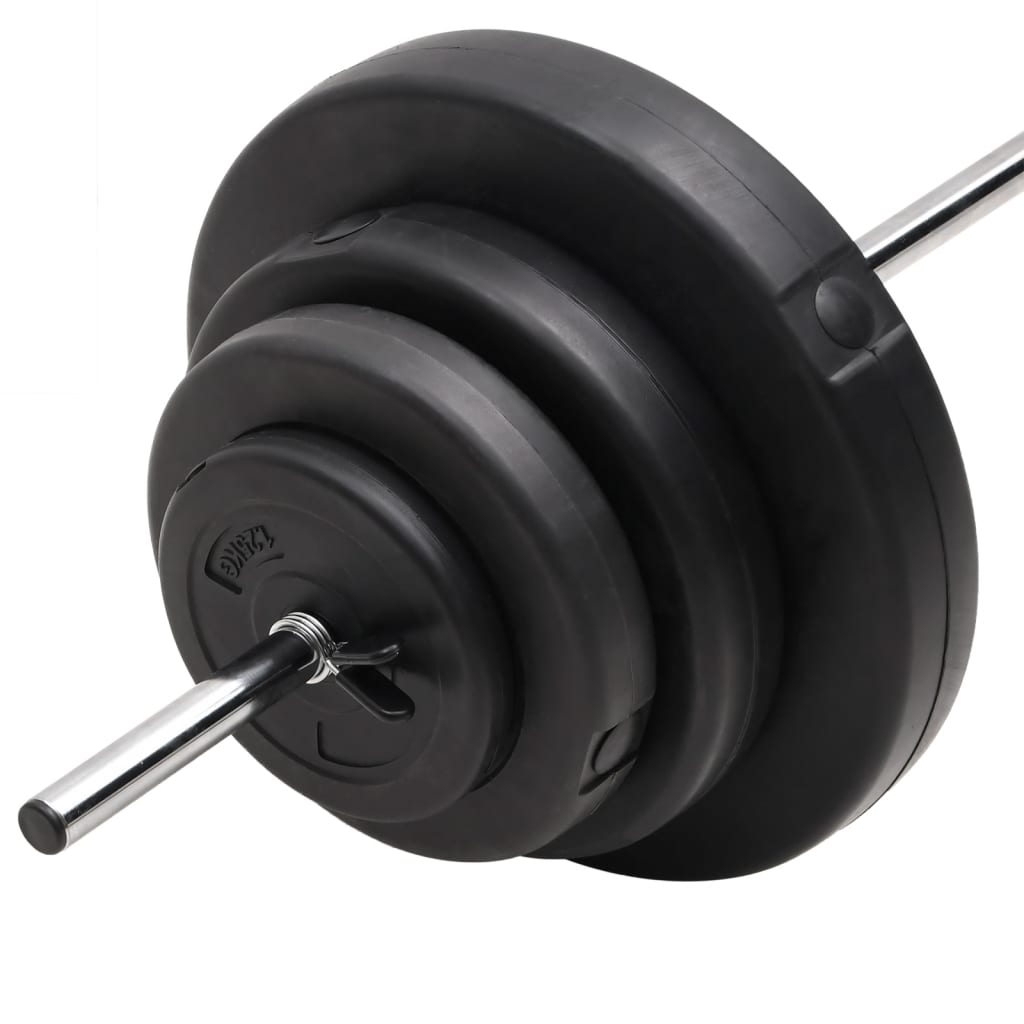 Dvoručni uteg s pločama 60 kg