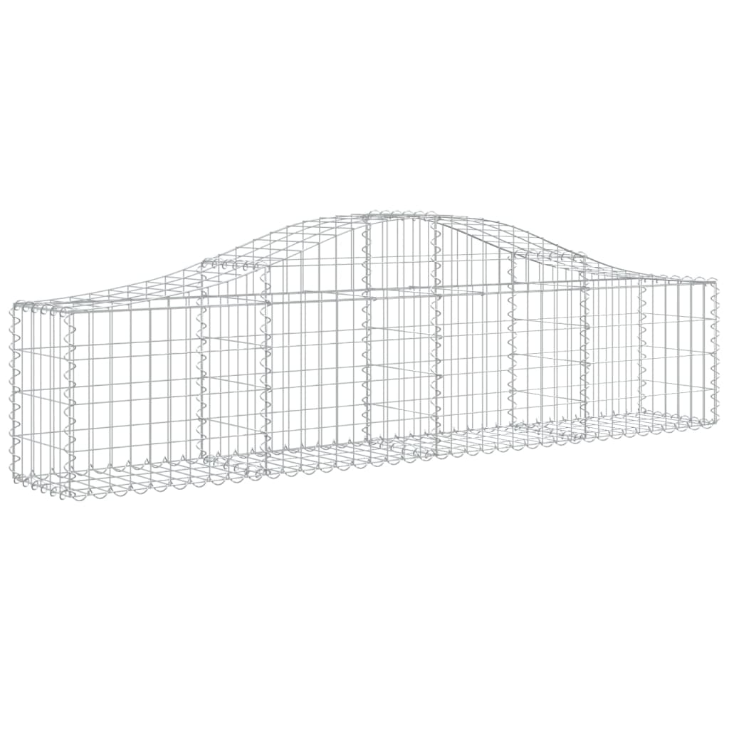Lučne gabionske košare 7 kom 200x30x40/60 cm pocinčano željezo