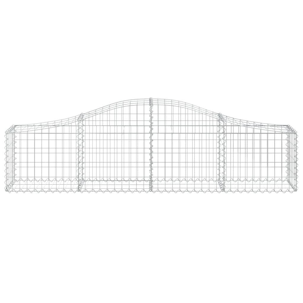 Lučne gabionske košare 13 kom 200x30x40/60 cm pocinčano željezo