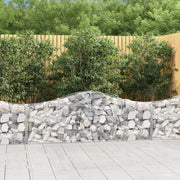 Lučne gabionske košare 14 kom 200x30x60/80 cm pocinčano željezo