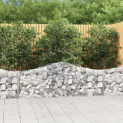 Lučne gabionske košare 18 kom 200x30x60/80 cm pocinčano željezo